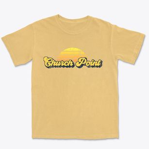 Church Point Louisiana Sublime Sunset Premium Heavyweight T-shirt