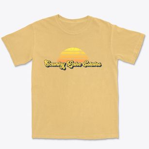 Country Lake Estates New Jersey Sublime Sunset Premium Heavyweight T-shirt
