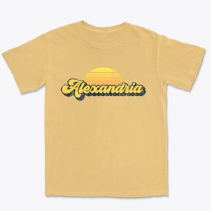 Alexandria Virginia Sublime Sunset Premium Heavyweight T-shirt