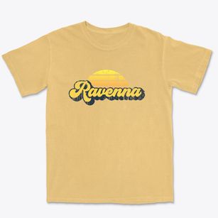 Ravenna Michigan Sublime Sunset Premium Heavyweight T-shirt