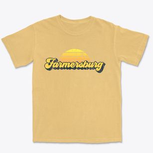 Farmersburg Indiana Sublime Sunset Premium Heavyweight T-shirt