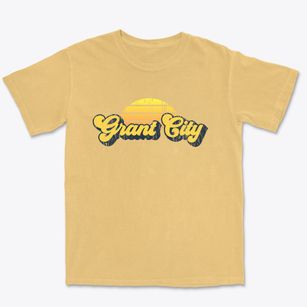 Grant City Missouri Sublime Sunset Premium Heavyweight T-shirt