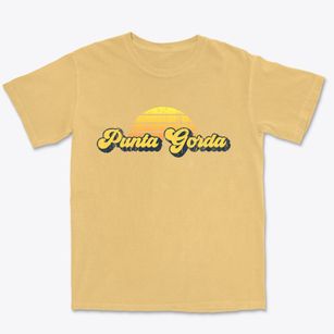 Punta Gorda Florida Sublime Sunset Premium Heavyweight T-shirt