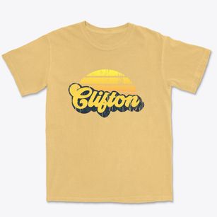 Clifton Virginia Sublime Sunset Premium Heavyweight T-shirt