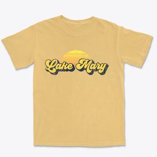 Lake Mary Florida Sublime Sunset Premium Heavyweight T-shirt