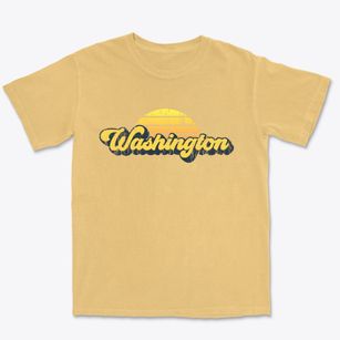 Washington Arkansas Sublime Sunset Premium Heavyweight T-shirt