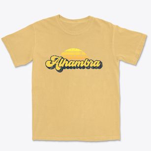 Alhambra California Sublime Sunset Premium Heavyweight T-shirt