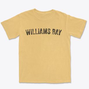 Williams Bay Wisconsin Timeless Retro Premium Heavyweight T-shirt