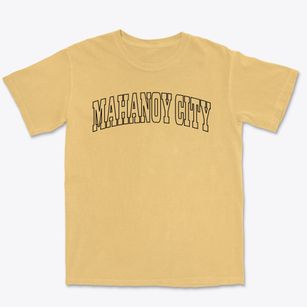 Mahanoy City Pennsylvania Trendy Block Premium Heavyweight T-shirt