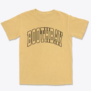Boothbay Maine Trendy Block Premium Heavyweight T-shirt