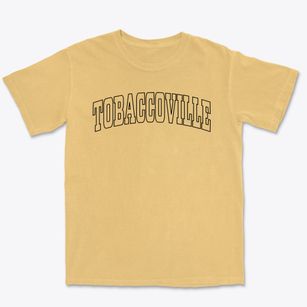 Tobaccoville North Carolina Trendy Block Premium Heavyweight T-shirt