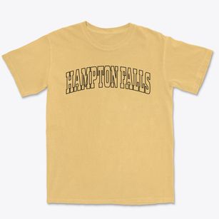 Hampton Falls New Hampshire Trendy Block Premium Heavyweight T-shirt