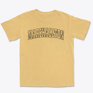 Marshallton Pennsylvania Trendy Block Premium Heavyweight T-shirt