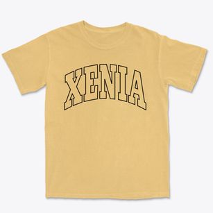 Xenia Ohio Trendy Block Premium Heavyweight T-shirt