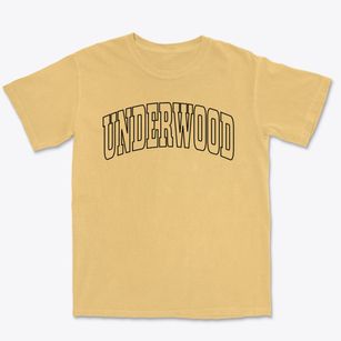 Underwood Iowa Trendy Block Premium Heavyweight T-shirt