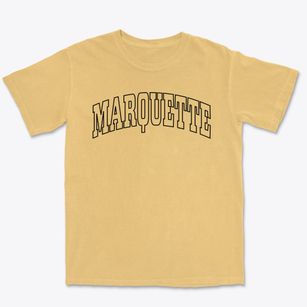 Marquette Michigan Trendy Block Premium Heavyweight T-shirt