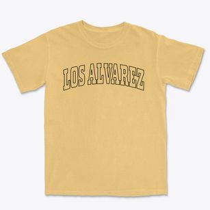 Los Alvarez Texas Trendy Block Premium Heavyweight T-shirt