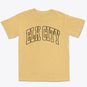 Elk City Kansas Trendy Block Premium Heavyweight T-shirt