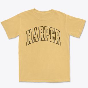 Harper Oregon Trendy Block Premium Heavyweight T-shirt
