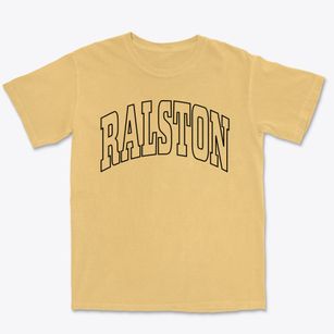 Ralston Nebraska Trendy Block Premium Heavyweight T-shirt