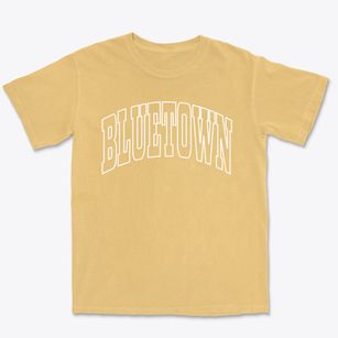 Bluetown Texas Trendy Block Premium Heavyweight T-shirt