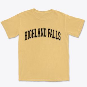 Highland Falls New York Varsity Premium Heavyweight T-shirt