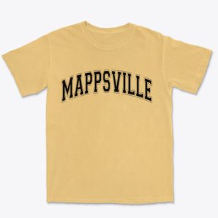 Mappsville Virginia Varsity Premium Heavyweight T-shirt