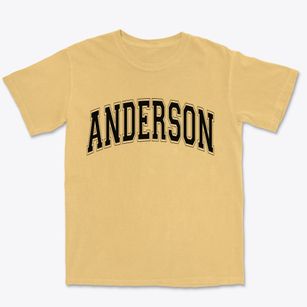 Anderson New Jersey Varsity Premium Heavyweight T-shirt