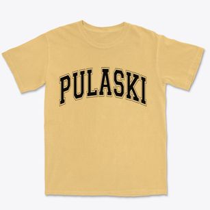 Pulaski Georgia Varsity Premium Heavyweight T-shirt