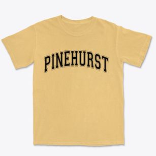 Pinehurst North Carolina Varsity Premium Heavyweight T-shirt