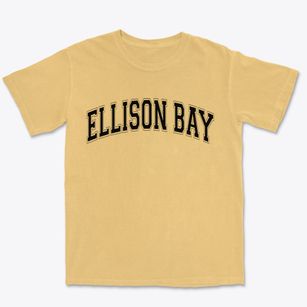 Ellison Bay Wisconsin Varsity Premium Heavyweight T-shirt