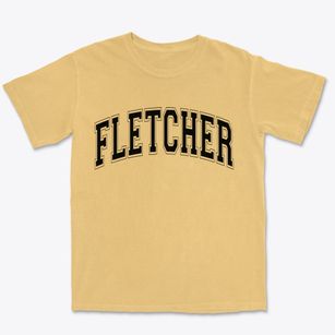 Fletcher North Carolina Varsity Premium Heavyweight T-shirt