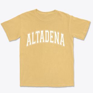 Altadena California Varsity Premium Heavyweight T-shirt