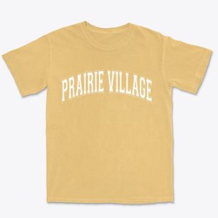 Prairie Village Kansas Varsity Premium Heavyweight T-shirt