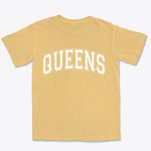 Queens New York Varsity Premium Heavyweight T-shirt