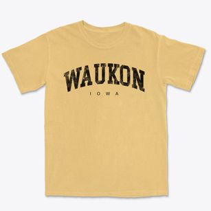 Waukon Iowa Urban Vibe Premium Heavyweight T-shirt