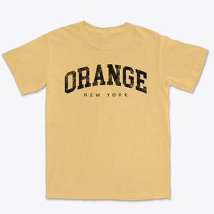 Orange New York Urban Vibe Premium Heavyweight T-shirt
