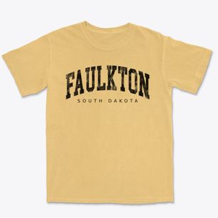 Faulkton South Dakota Urban Vibe Premium Heavyweight T-shirt