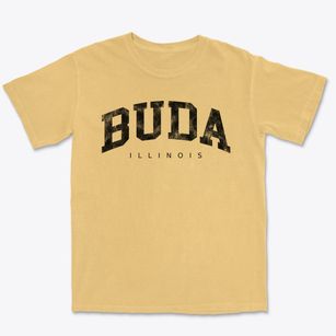 Buda Illinois Urban Vibe Premium Heavyweight T-shirt