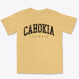 Cahokia Illinois Urban Vibe Premium Heavyweight T-shirt