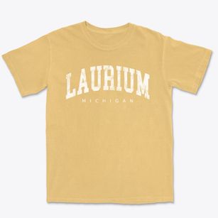 Laurium Michigan Urban Vibe Premium Heavyweight T-shirt
