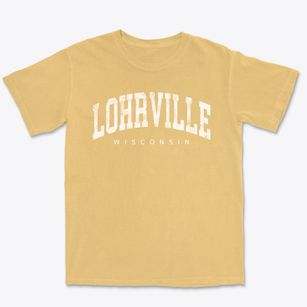 Lohrville Wisconsin Urban Vibe Premium Heavyweight T-shirt