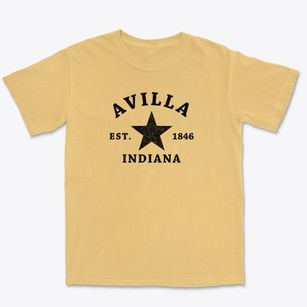 Avilla Indiana Star Premium Heavyweight T-shirt
