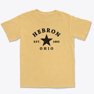 Hebron Ohio Star Premium Heavyweight T-shirt