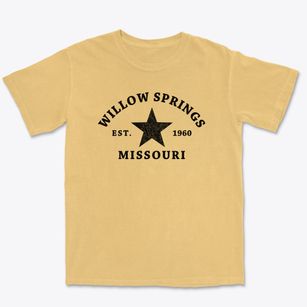 Willow Springs Missouri Star Premium Heavyweight T-shirt