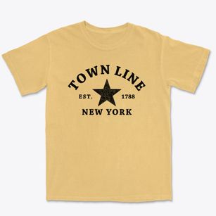 Town Line New York Star Premium Heavyweight T-shirt