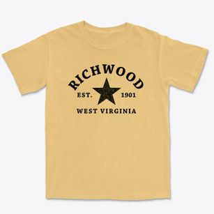 Richwood West Virginia Star Premium Heavyweight T-shirt