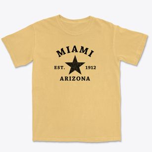 Miami Arizona Star Premium Heavyweight T-shirt