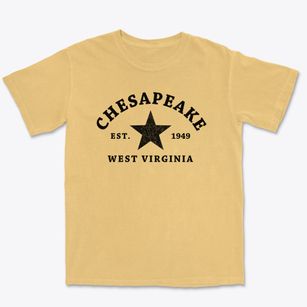 Chesapeake West Virginia Star Premium Heavyweight T-shirt