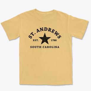 St. Andrews South Carolina Star Premium Heavyweight T-shirt